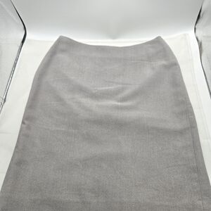 Anne Klein Elegant Gray Pencil Skirt